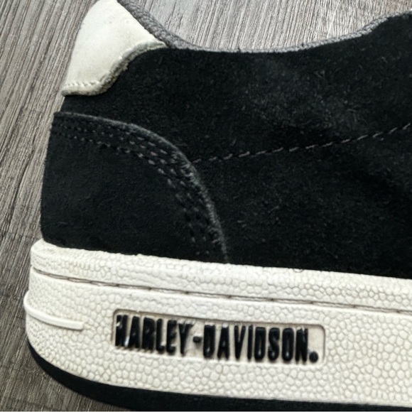 Harley Davidson Suede Steel Toe Shoes, EUC - Picture 14 of 16